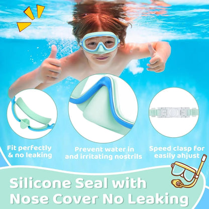 SplashSure - Kids Full Nose Swim Mask