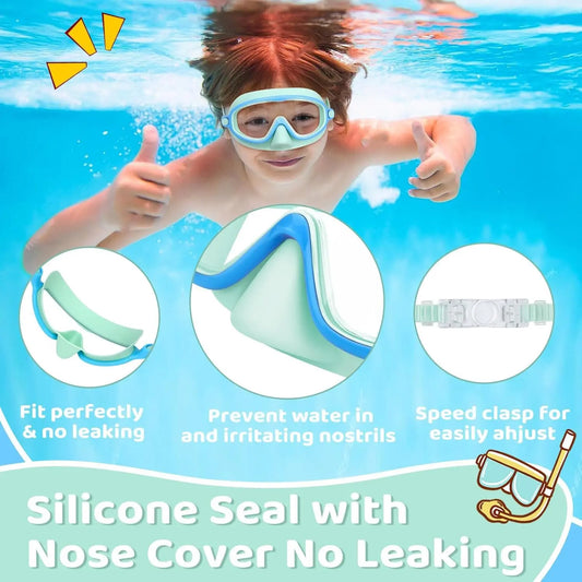 SplashSure - Kids Full Nose Swim Mask